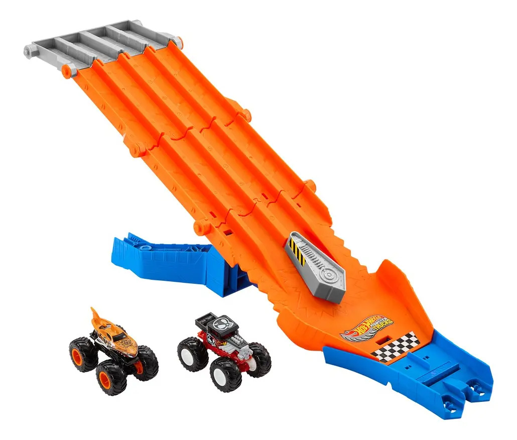 Pista Hot Wheels Monster Trucks Corrida de Destruição 4