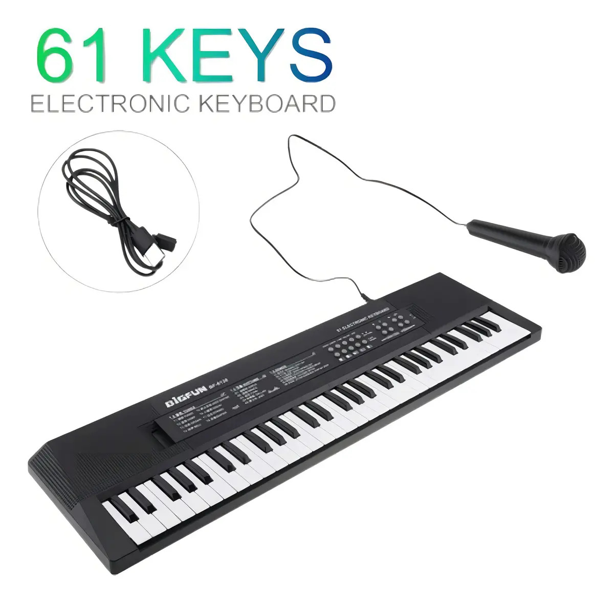Teclado Infantil 61 Teclas BigFun 3
