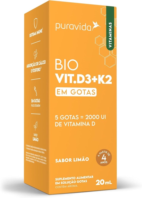 Bio Vit D3+K2 Puravida 1