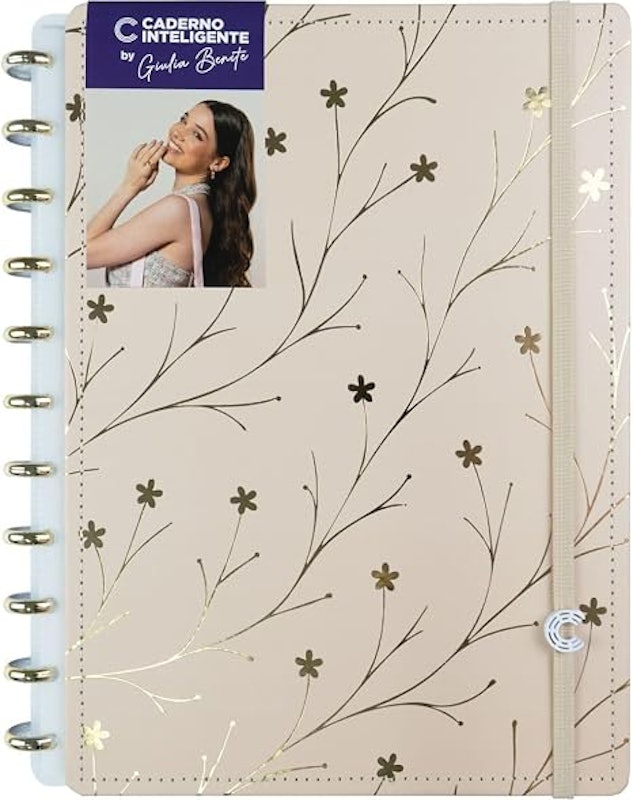 Caderno Miss Floral by Giulia Benite Grande 3