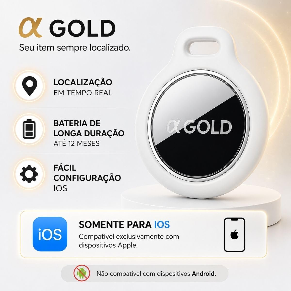 Rastreador GPS Inteligente com App de Localização e Alarme Sonoro 5