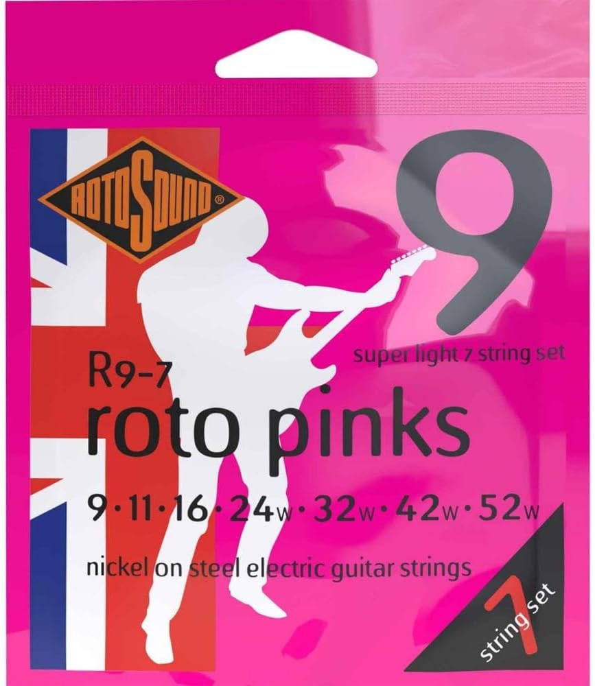 Corda para Guitarra Roto Pinks 9-42 1