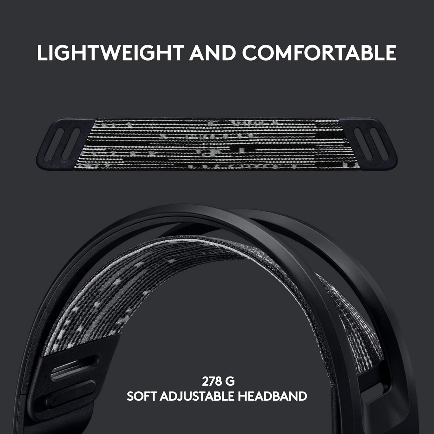 Headset Gamer sem Fio Ultra-leve G733 Logitech 2