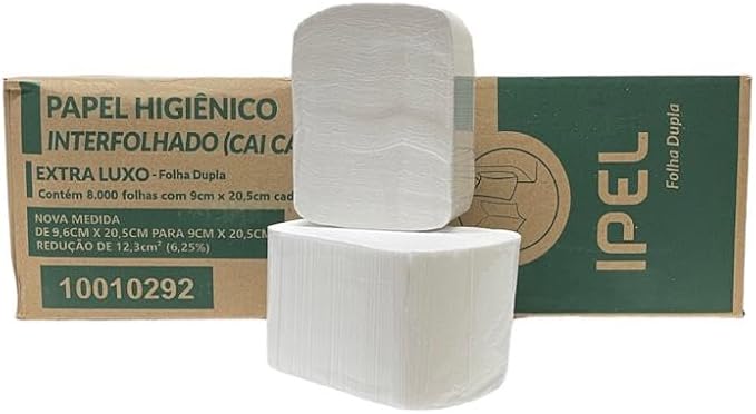 Papel Higiênico Interfolhado Cai-Cai Folha Dupla 1