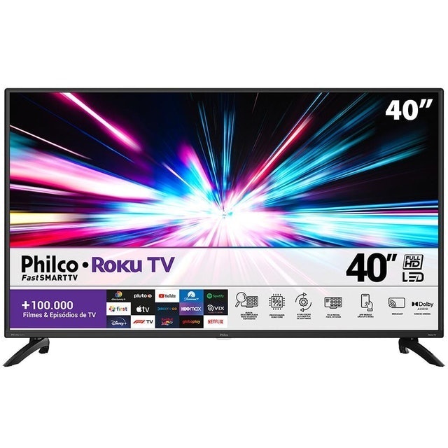 Smart TV 40" Philco PTV40G65RCH Roku Foto 1