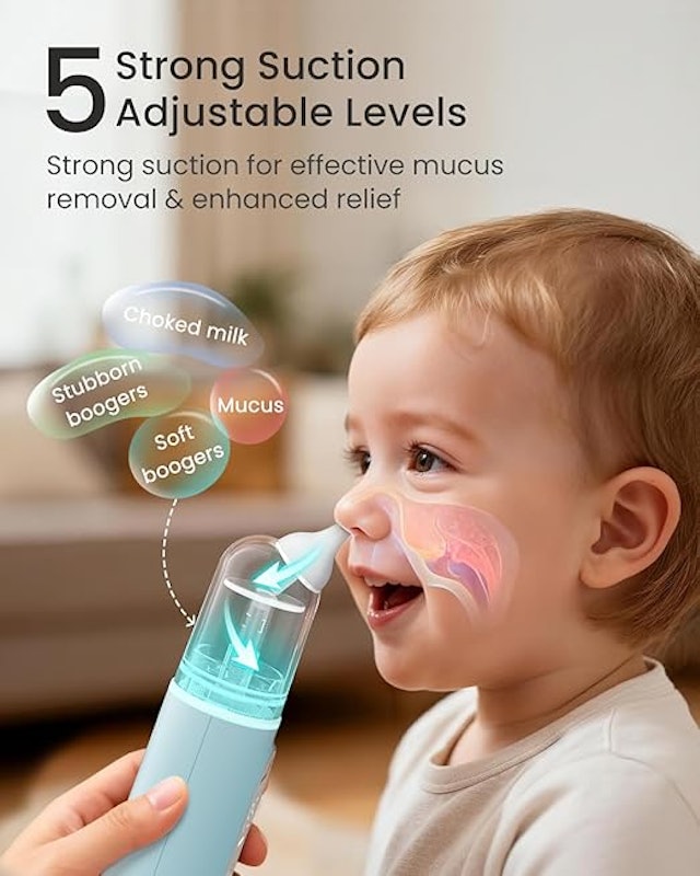 Aspirador Nasal Elétrico Grownsy 2