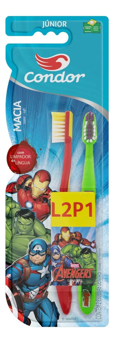 Escova Dental Júnior Avengers 1
