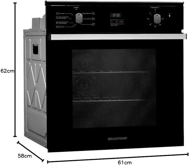 Forno de Embutir Elétrico Brastemp 84 L 5