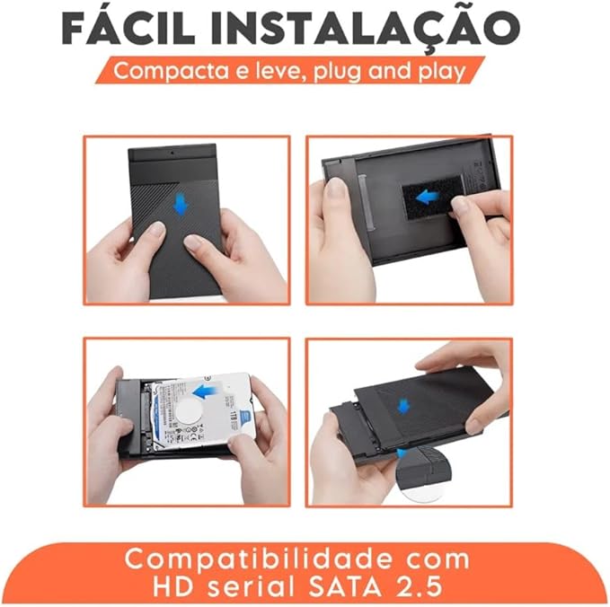 Case Externo USB 3.0 para HD 4