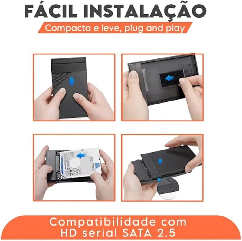 Case Externo USB 3.0 para HD 4