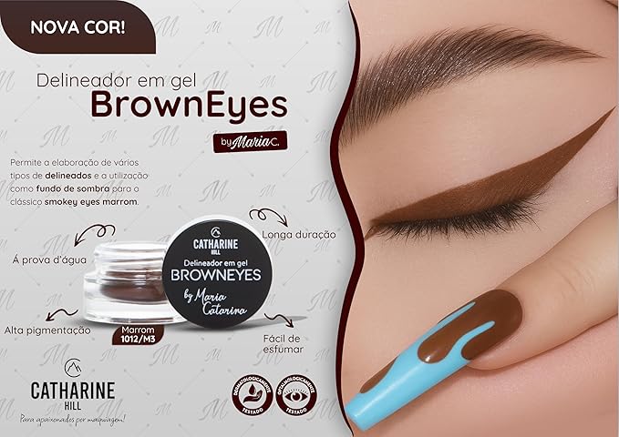 Delineador em Gel Browneyes by Maria Catarina 3
