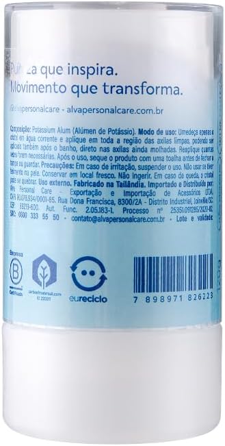 Desodorante Cristal Stick Vegano 3