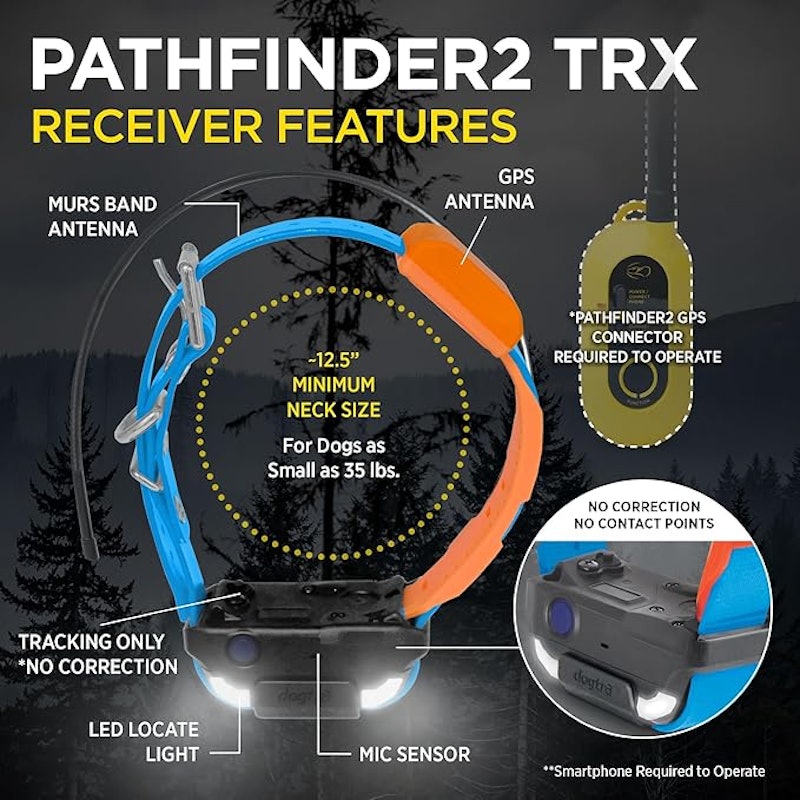 Coleira Pathfinder2 TRX Receptor Azul 2