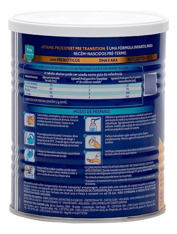 Fórmula Infantil: Aptamil ProExpert Pre Transition 400 g 2