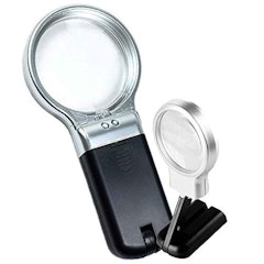 Lupa de Mão com Luz Dobrável 3x1 CBRN01492