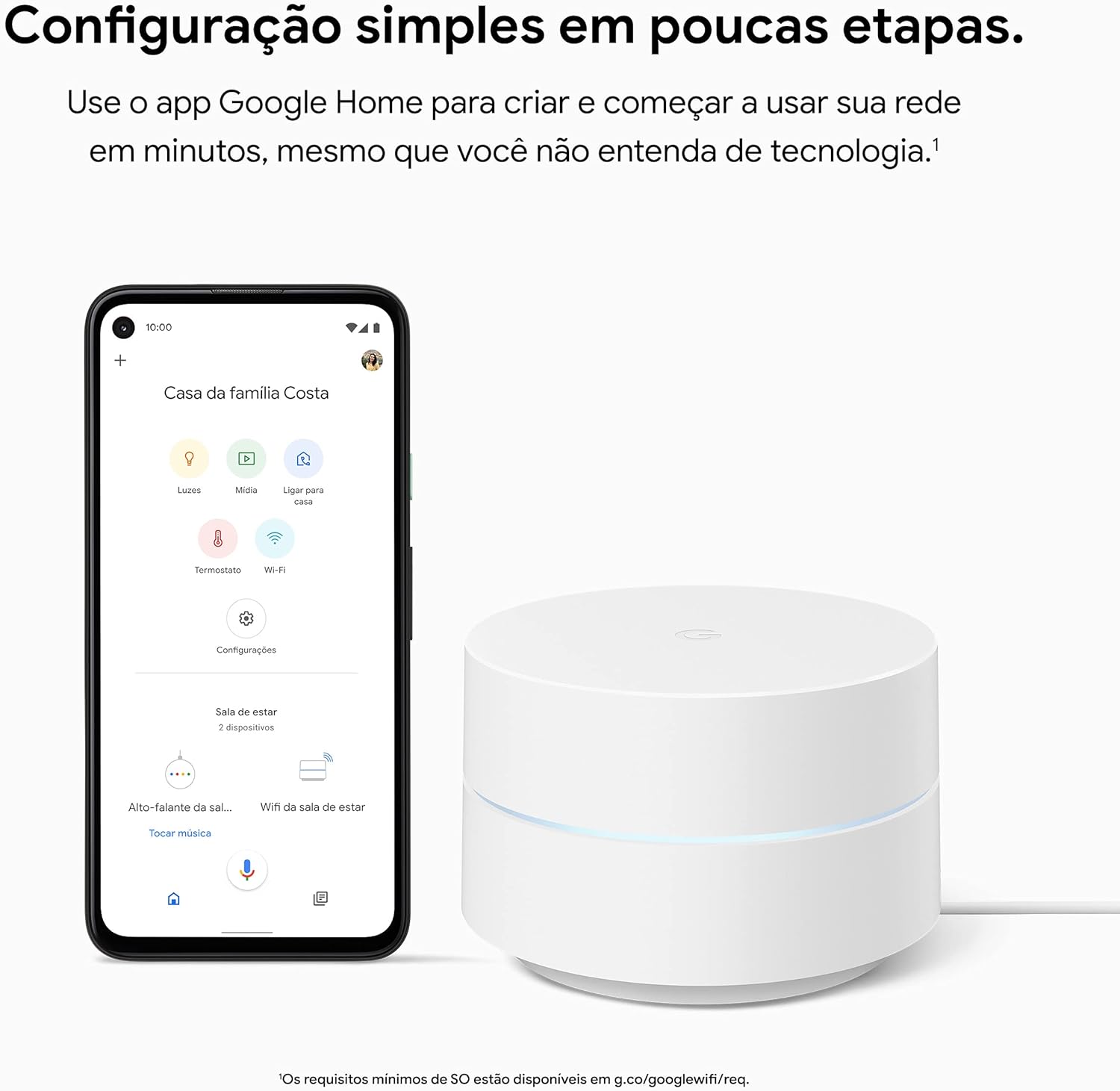 Roteador Mesh Wi-Fi AC1200 Google 3