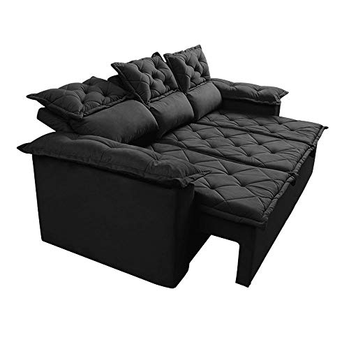 Sofá 3 Lugares Retrátil e Reclinável Cama inBox Compact 2