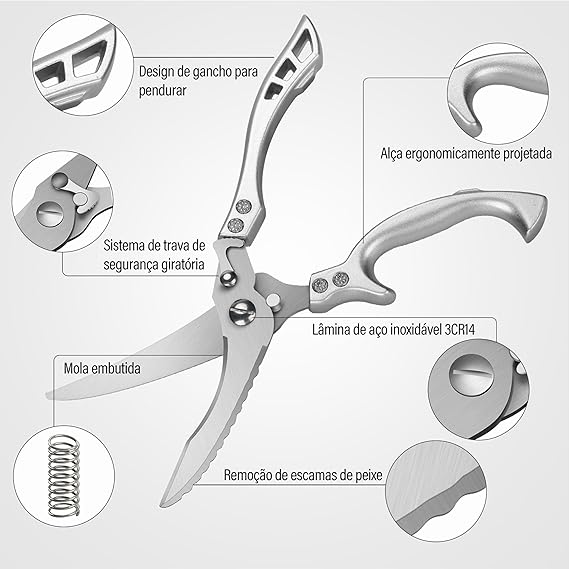 Tesoura de Cozinha Smaye 4