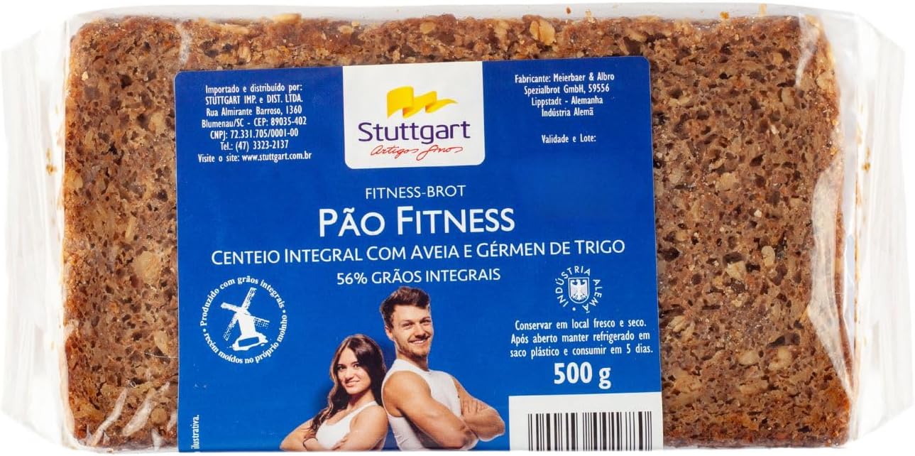 Pão de Centeio e Trigo Integrais Fitness 2