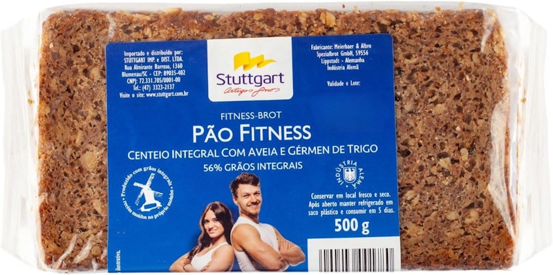 Pão de Centeio e Trigo Integrais Fitness 2