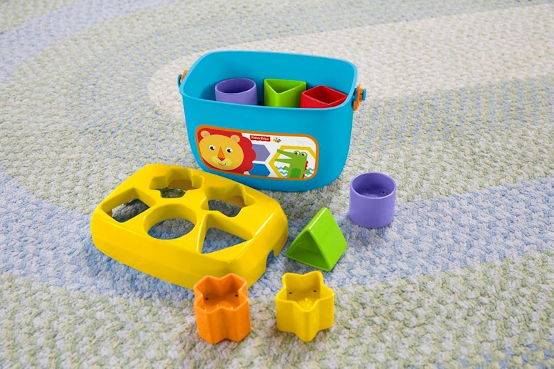 Brinquedo para Bebês Balde Primeiros Blocos 4