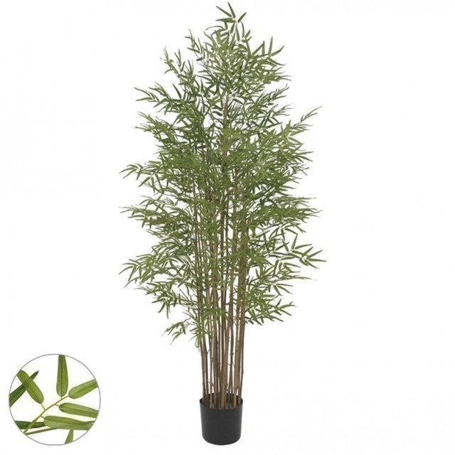 Bamboo Artificial com Pote Flor Arte 1
