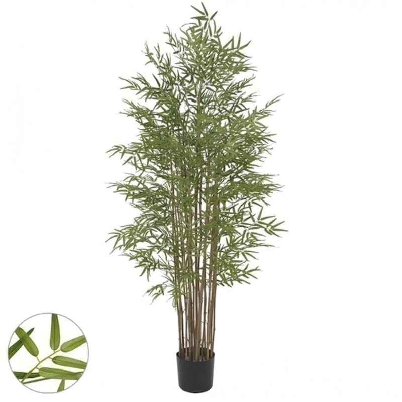 Bamboo Artificial com Pote Flor Arte 1