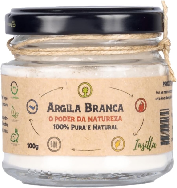 Argila Branca Amazônica 100% Pura e Natural 1