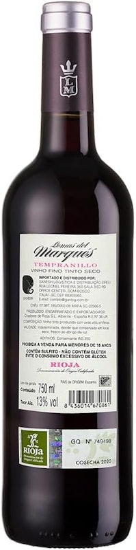 Lomas del Marqués Tempranillo 2