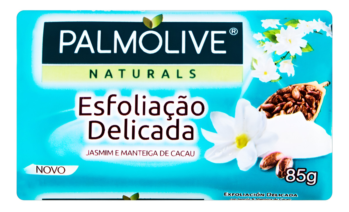 Sabonete em Barra Palmolive Nutrição Esfoliante com Jasmim e Manteiga de Cacau 2
