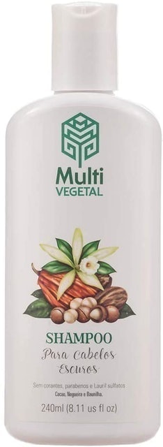 Shampoo Nogueira Cacau Cabelos Escuros 1
