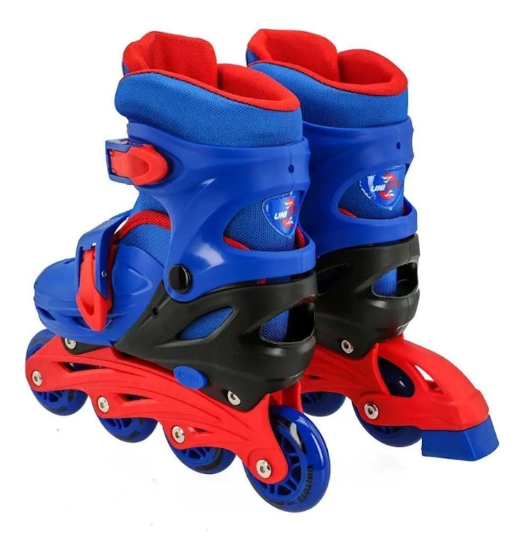 Patins Kit Inline Azul Unitoys 2