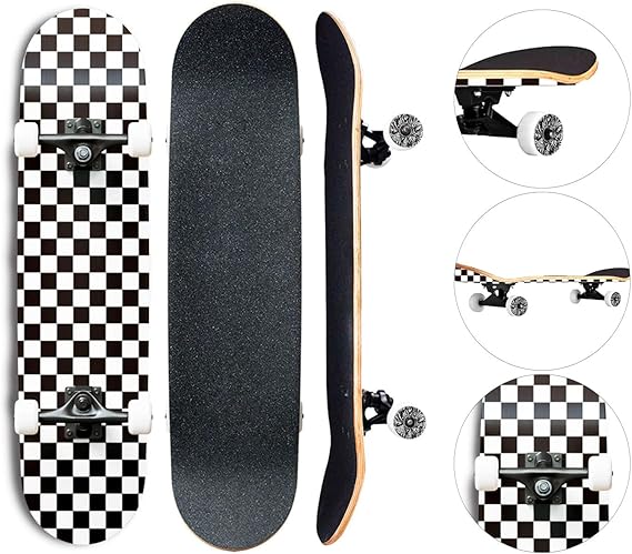 Skate Semiprofissional Completo Montado Modelos 7.5 3