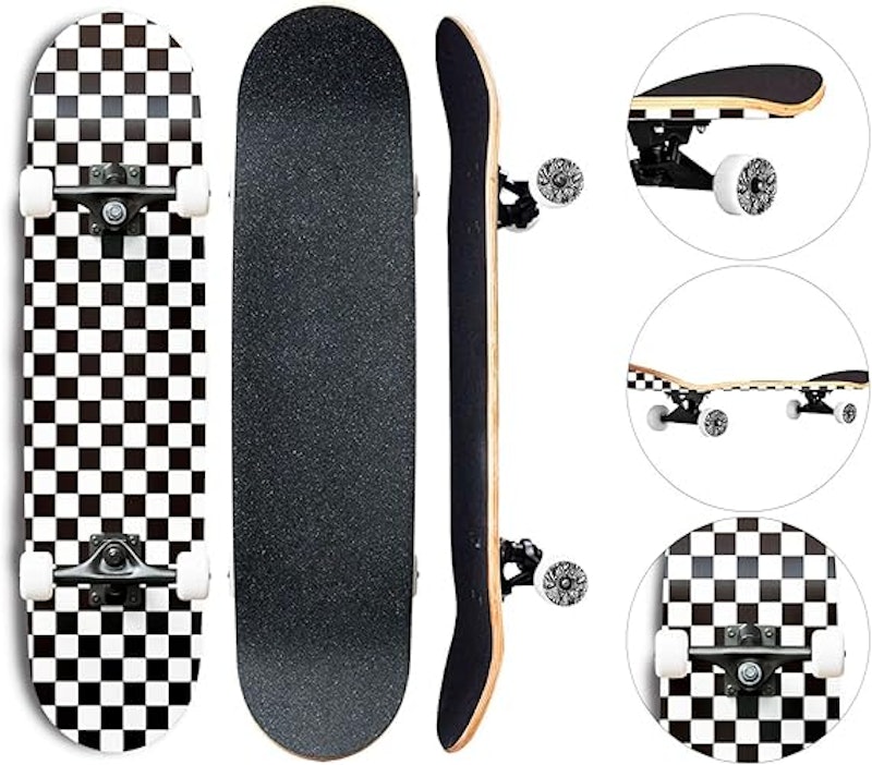 Skate Semiprofissional Completo Montado Modelos 7.5 3