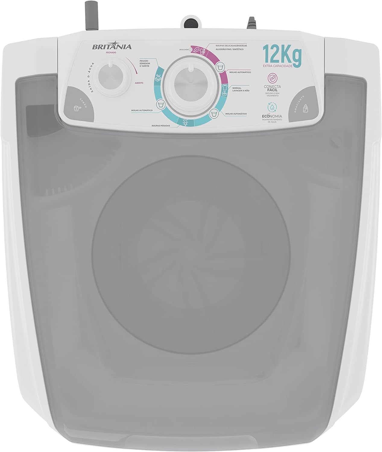 Lavadora Semiautomática 12 kg  4