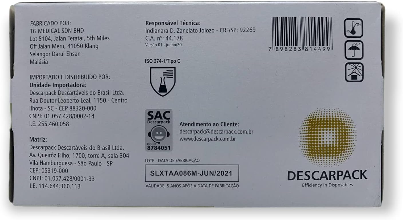 Luva de Látex Profissional Não Médica com Pó 2