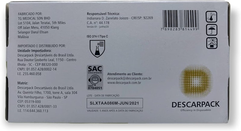 Luva de Látex Profissional Não Médica com Pó 2