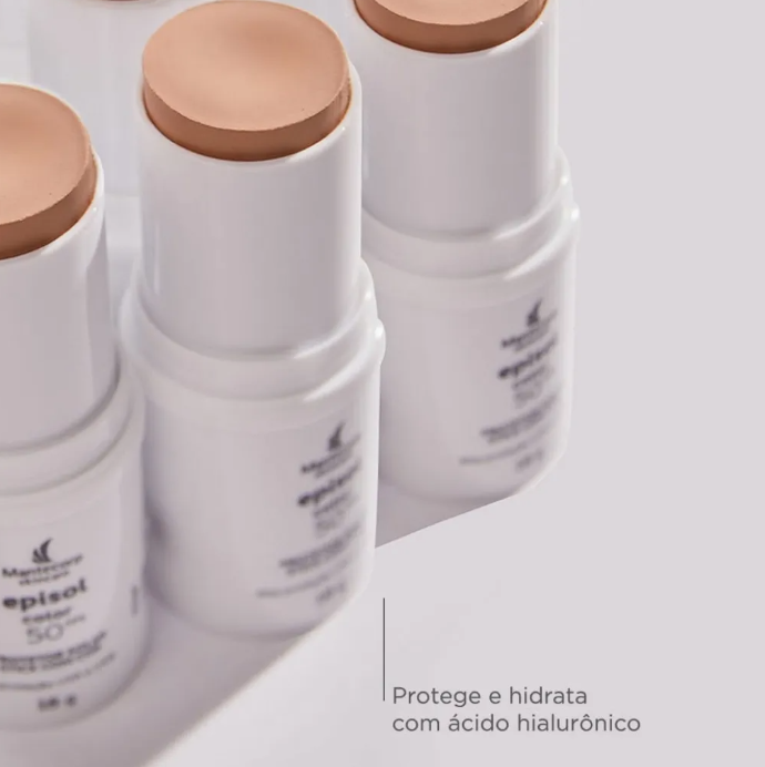Protetor Solar Facial Episol Color Stick FPS 50 3