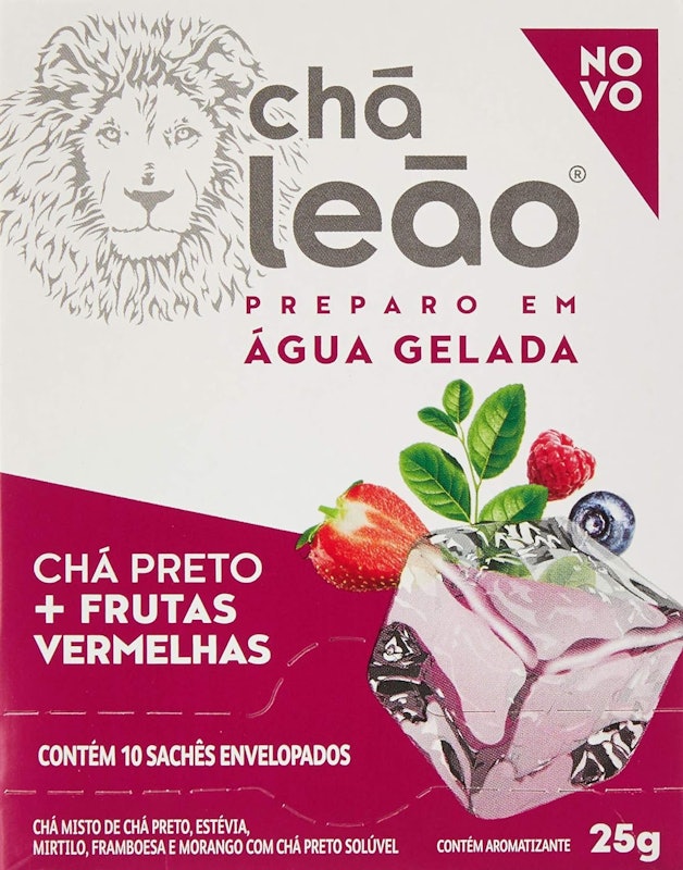 Chá Leão Água Gelada - Chá Preto e Frutas Vermelhas 1