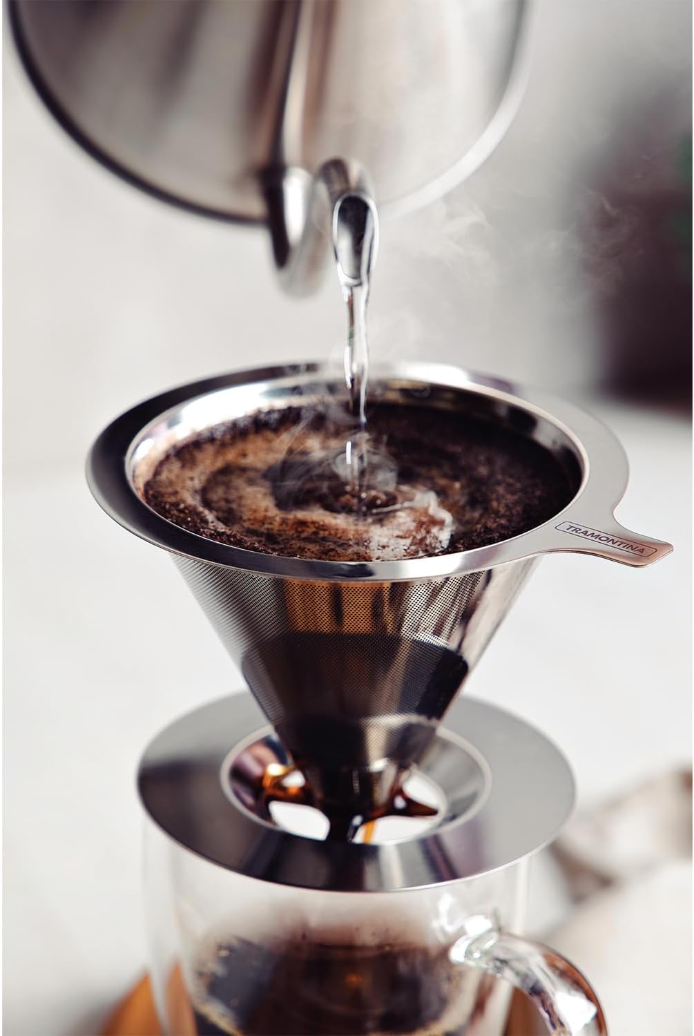 Coador de Café Tramontina em Aço Inox 8