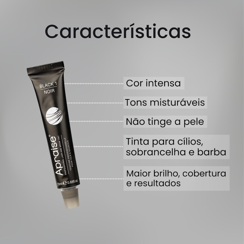 Tintura e Oxidante Apraise para Cílios 2