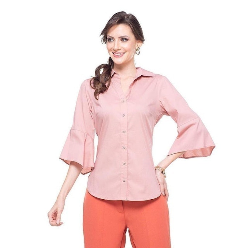 Camisa Social Manga Flare 1