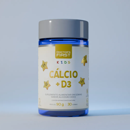 Gummy Cálcio e D3 - Com Cálcio 170 mg e Vitamina D3 25 mcg - 30 Gomas 2