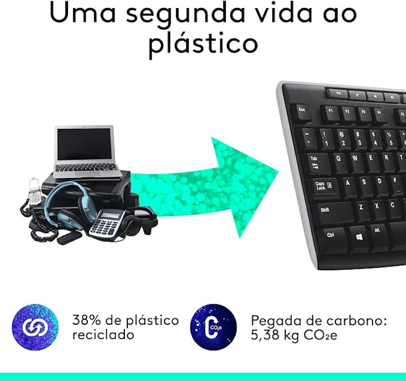 Teclado Sem Fio Logitech K270 4