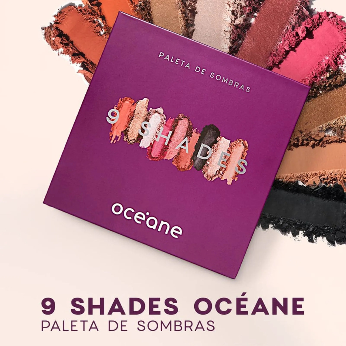 Paleta de Sombras 9 Shades Océane Purple 5