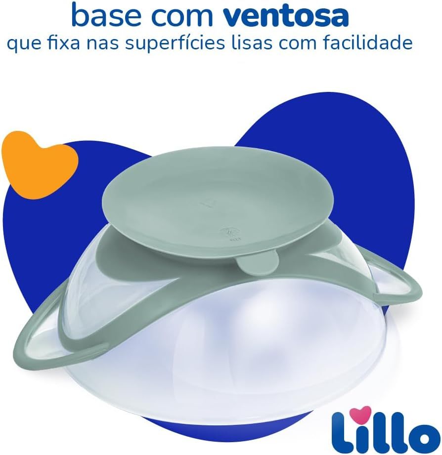 Prato Bowl com Ventosa e Colher Disney 2