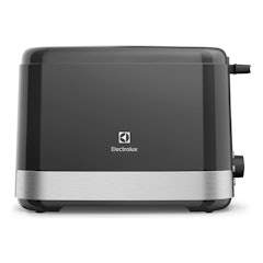 Torradeira Elétrica Electrolux Inox Preta Efficient com 8 Níveis de Tostagem