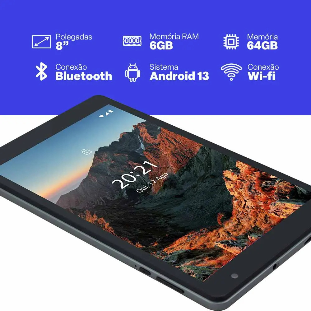 Tablet M8 Wi-fi 6GB RAM + 64GB 2