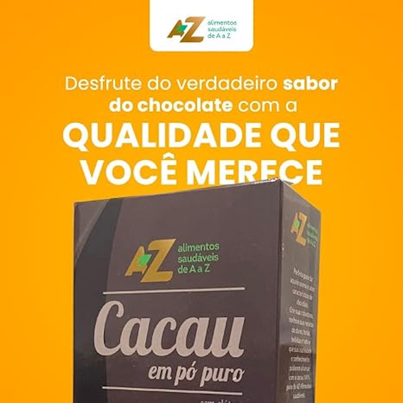 Cacau em Pó 100% Puro AZ Alimentos 2