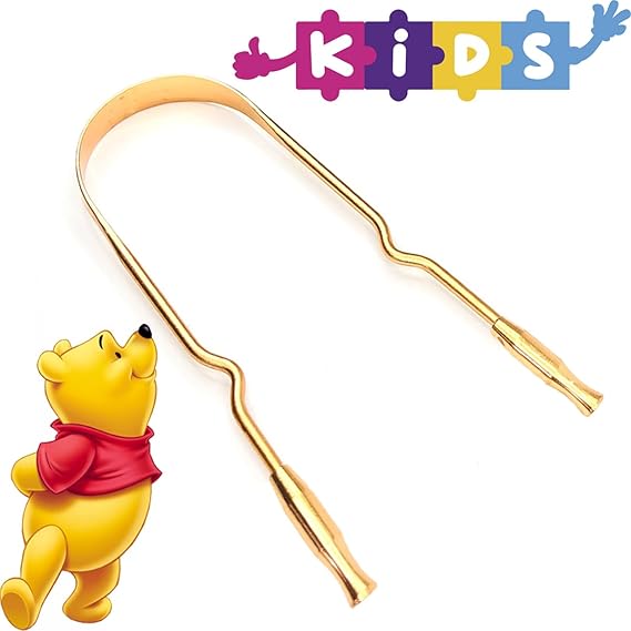 Raspador de Língua Infantil de Cobre 2